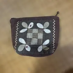 ハンドメイド パッチワーク ポーチ