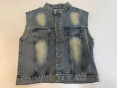 新品未着用　デニムベスト