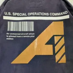 AVIREX FLYER'S ISR RECON ロンT ミリタリー 紺 Mのサムネイル