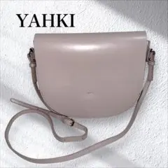 YAHKI ヤーキ ハーフムーンショルダーバッグ 2way 別ストラップ付き