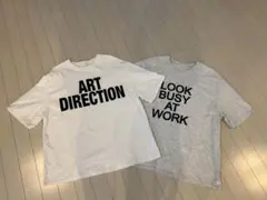 本日特別価格美品ZARAオーバーTシャツ2枚セットL