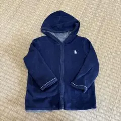 フード付きネイビーパーカー　リバーシブル　ラルフローレン