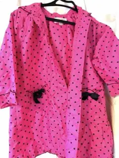 motherways ハート柄コート 104サイズ　レインコート