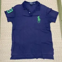 Polo by Ralph Lauren ネイビーポロシャツ L ビッグポニー