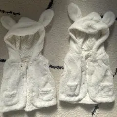 うさ耳ベスト 双子セット