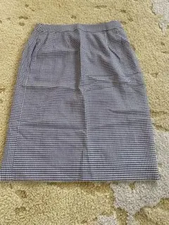 柄タイトスカート　レリアン　美品　上品