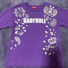 BABYDOLL 紫 Tシャツ