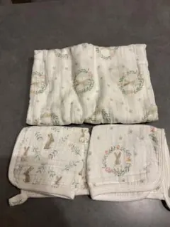 aden aden+anais動物柄3枚セット　おくるみ　ガーゼ