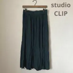 studio CLIP ギャザー ロングスカート