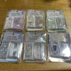 クーリア　グラスパーラーシールステッカー　ステンドグラスコンプリートセット