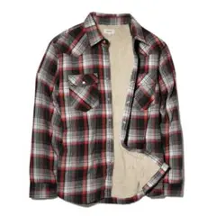 裏ボアネルシャツ★XL チェック ネル81013 COLOR-D
