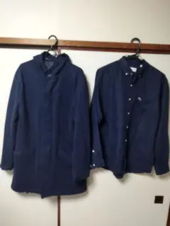 ラコステコ―トと長袖シャツ2セット