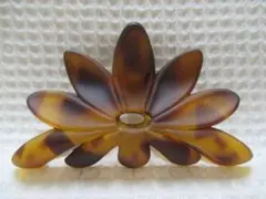 樹脂製バンスクリップ　D　マット系ブラウン色の濃淡