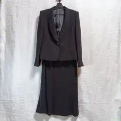ヘチマ襟スカートスーツ 11号 ブラックフォーマル