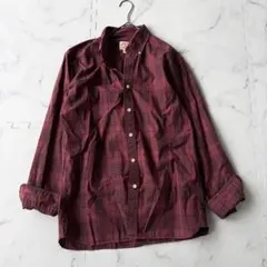 ✨大人気✨ブルックスブラザーズ 長袖チェックシャツ ゴールデンフリース赤系S