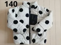 お値下げ 140 BREEZE スタンドカラー中綿ブルゾン／ブリーズ ドット