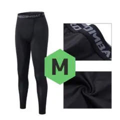 メンズ スポーツパンツ M 吸汗速乾 トレーニング タイツ インナー ウェア