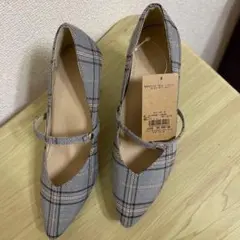 OZOC チェック柄 ストラップパンプス 未使用 Sのサムネイル