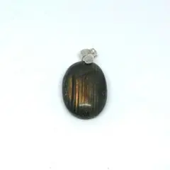 ラブラドライト ペンダントトップ 約2.2cm 天然石