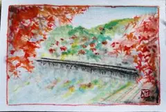 ポストカード(原画)ー京都府ー嵐山
