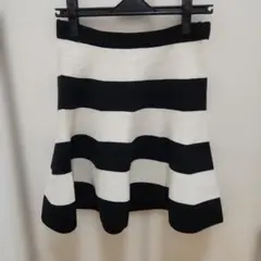 カプリシューレマーズ ストライプ フレアスカート Mサイズ スカート 日本製