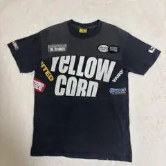 YELLOW CORN Tシャツ L 黒 SLEDGE HAMMER ワッペンのサムネイル