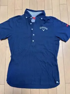 Callaway ポロシャツ M メンズ 細身 ネイビー 3回着用
