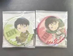 進撃の巨人 ぷかっしゅ缶バッジ リヴァイ