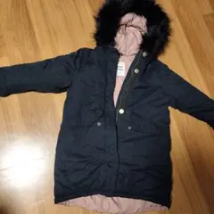 ザラ　ファーフードつき　ダウンコート　116 6歳