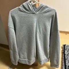 バスケットボールデザイン グレー パーカー