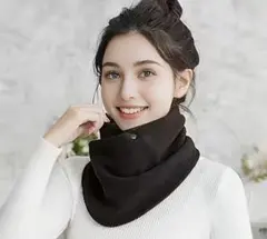 ネックウォーマー ボタン