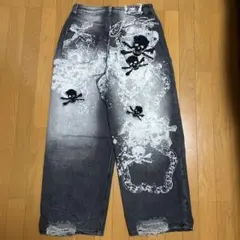 Jaded London デニム スカル ブラック