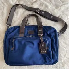 希少・美品 TUMI アルファ 2way ブリーフケース 紺×茶 A4 - メルカリ