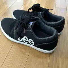 Lee リー 黒 デニム スニーカー 靴
