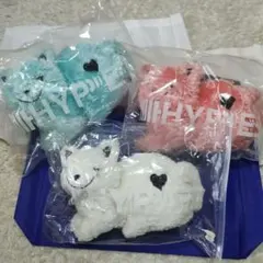 米津玄師 HYPE リイシューねこちゃん ホワイト ミント ピンク 3体セット