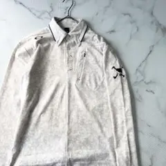 ✨大人気✨オークリースカル　長袖ポロシャツ　ゴルフM