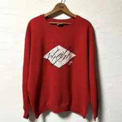 90's 銀タグ　NIKE エアジョーダン　スウェット　レッドXL