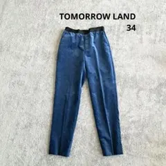 TOMORROW LAND ベロア　パンツ 34