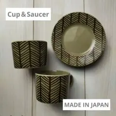 コーヒカップ＆ソーサー2脚セット