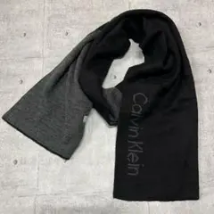 Calvin Klein CK マフラー ジャガードロゴ カルバンクライン
