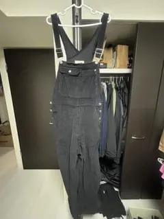 Levi's SilverTab ブラック コーデュロイ オーバーオール