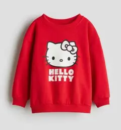 Ｈ＆Ｍ　ハローキティ プリントスウェットトレーナー サンリオ 100 レッド