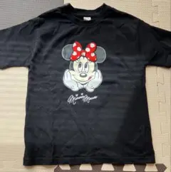 ミニーマウス Tシャツ 黒 120