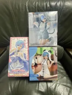 Re:ゼロから始める異世界生活 レム フィギュア 3点セット