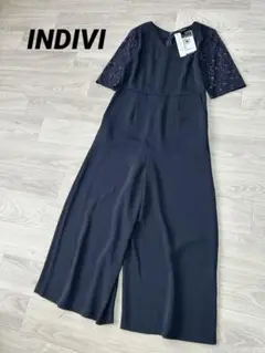 未使用☆ INDIVI インディヴィ オールインワン ドレス 05