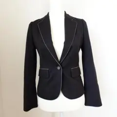 THE SUIT COMPANY she ブラック テーラードジャケット 36
