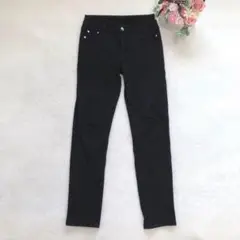 デイクローゼット ストレッチパンツ レディース ボトム シンプル カジュアル 黒