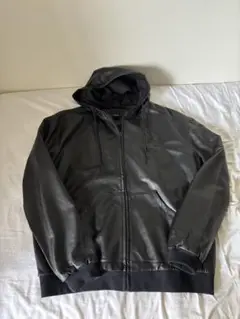 RECON Leather Zip Hoodie リーコン　レザーパーカー