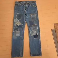 Levi's 501XX パッチワークデニム W33 L36