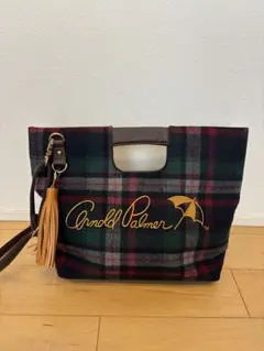 Arnold Palmer チェック柄ハンドバッグ